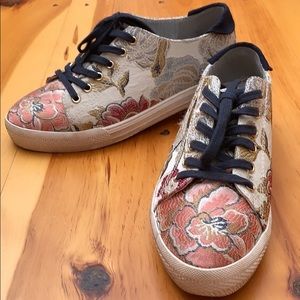 Floral sneakers